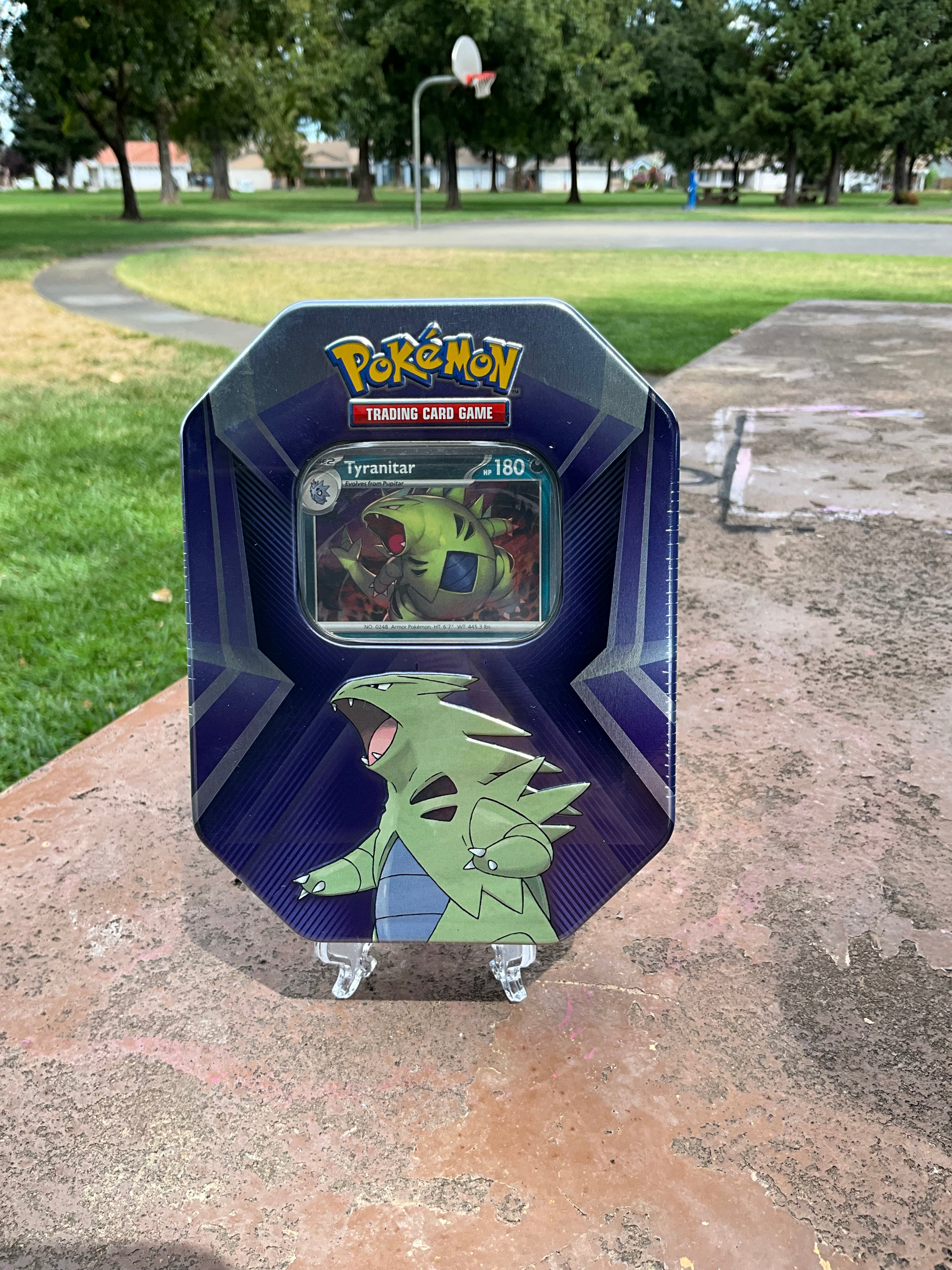 Pokémon Triple Whammy Tin-Tyranitar