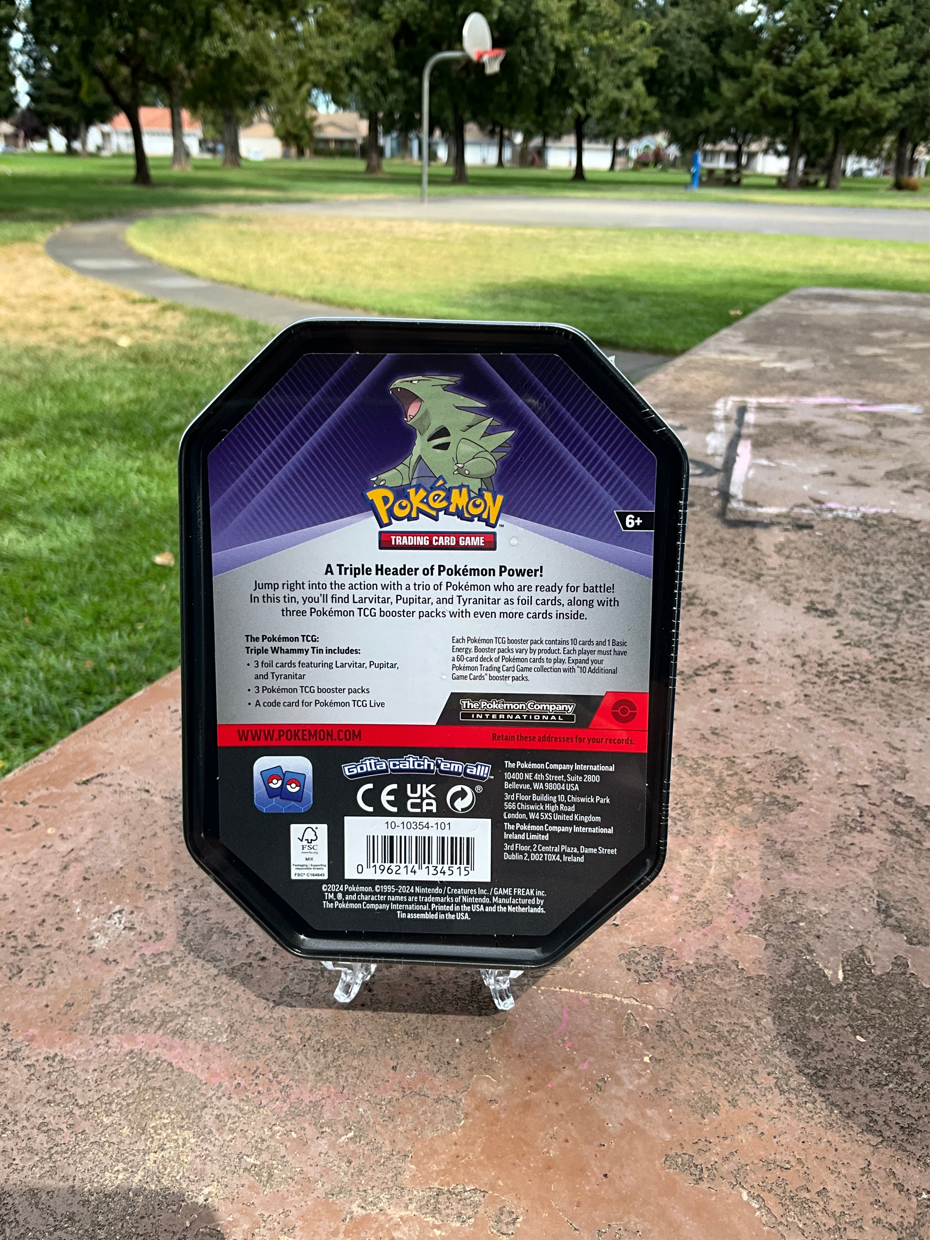 Pokémon Triple Whammy Tin-Tyranitar