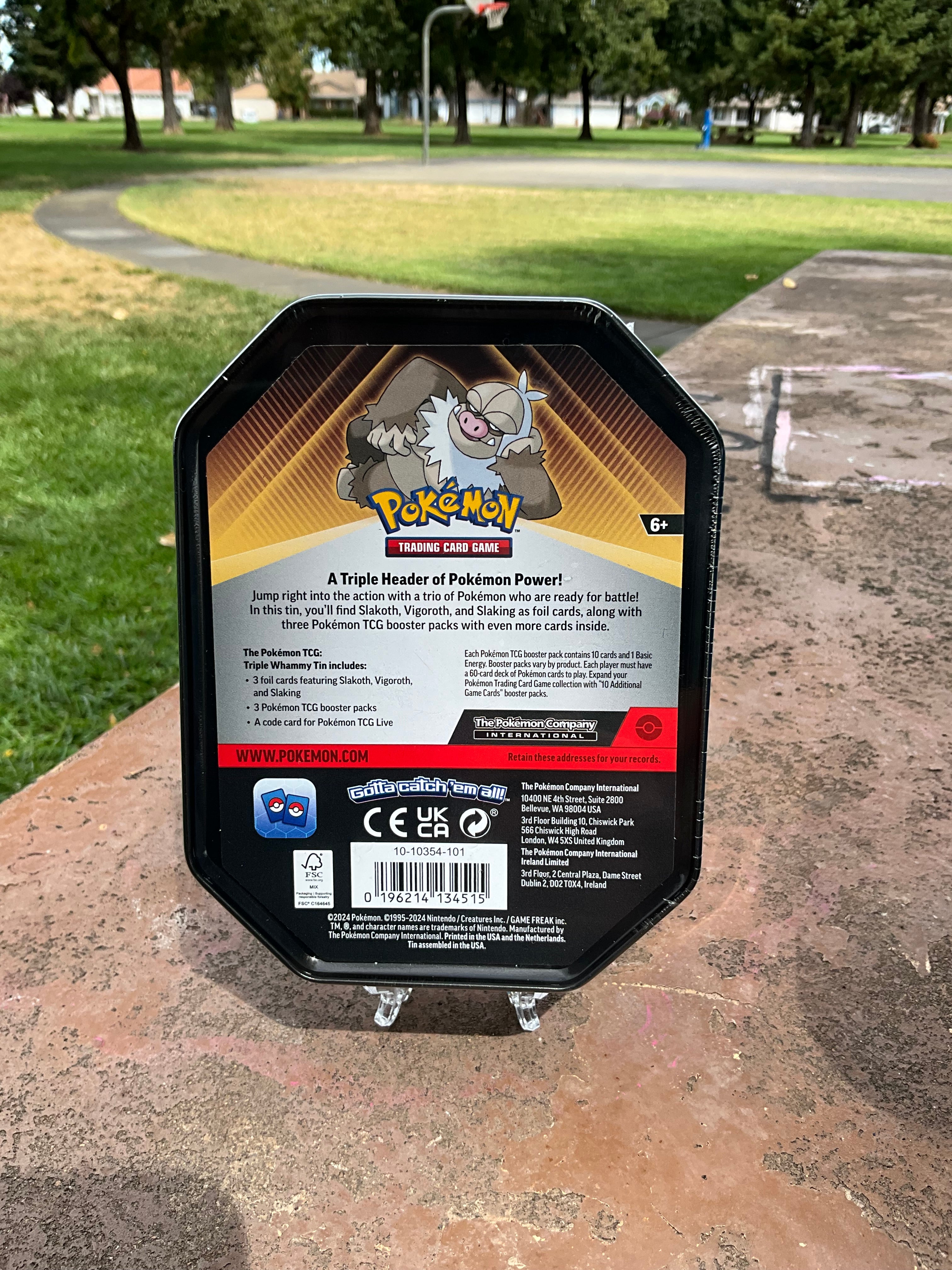 Pokémon Triple Whammy Tin-Slaking